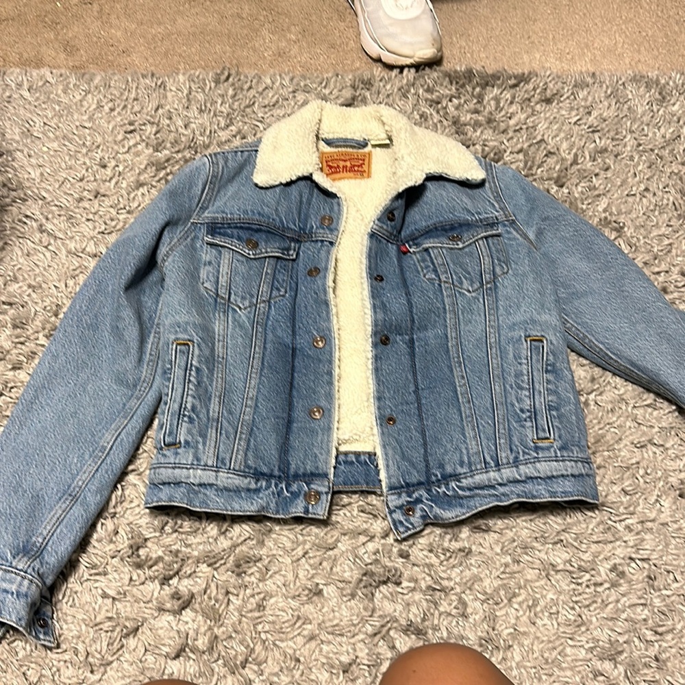 Levi’s fleece jean jacket